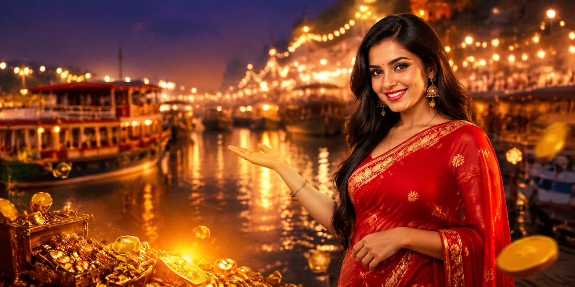 খুলনায় সন্ধ্যার আলোতে শাড়িপরা নারী মোবাইলে ক্যাসিনো বেটিং উপভোগ করছেন